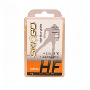 Парафин высокофтористый SKIGO HF Orange (для нового мелкозерн. снега) (+1°С -5°С) 45 г.